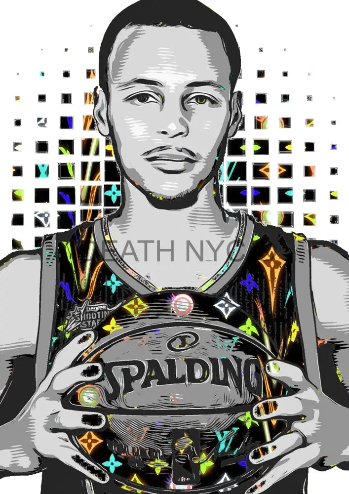 Deatht2662 45X32Cm Nba (Edition Of 100) (2023) Art Print