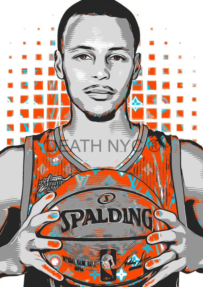 Deatht2663 45X32Cm Nba (Edition Of 100) (2023) Art Print