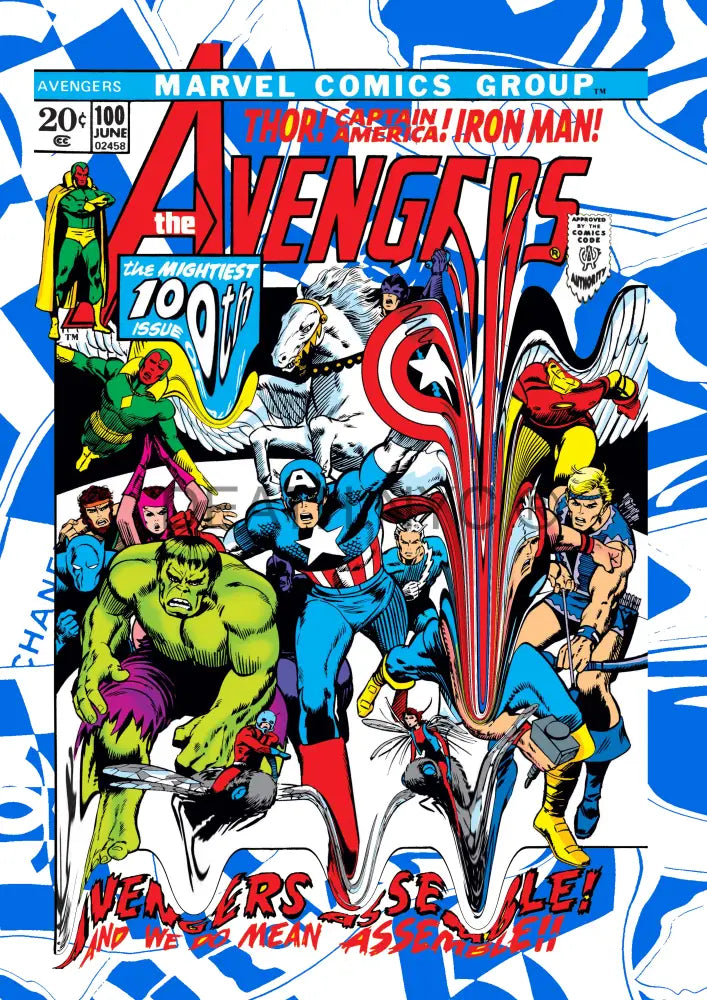 Deatht2804 45X32Cm (Edition Of 100) Avengers(2023) Art Print