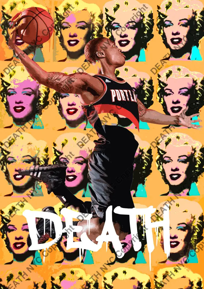 Deatht2823 Nba 45X32Cm (Edition Of 100) (2023) Art Print