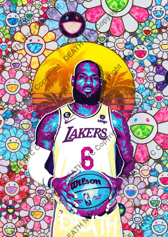 Deatht2844 Nba 45X32Cm (Edition Of 100) (2023) Art Print