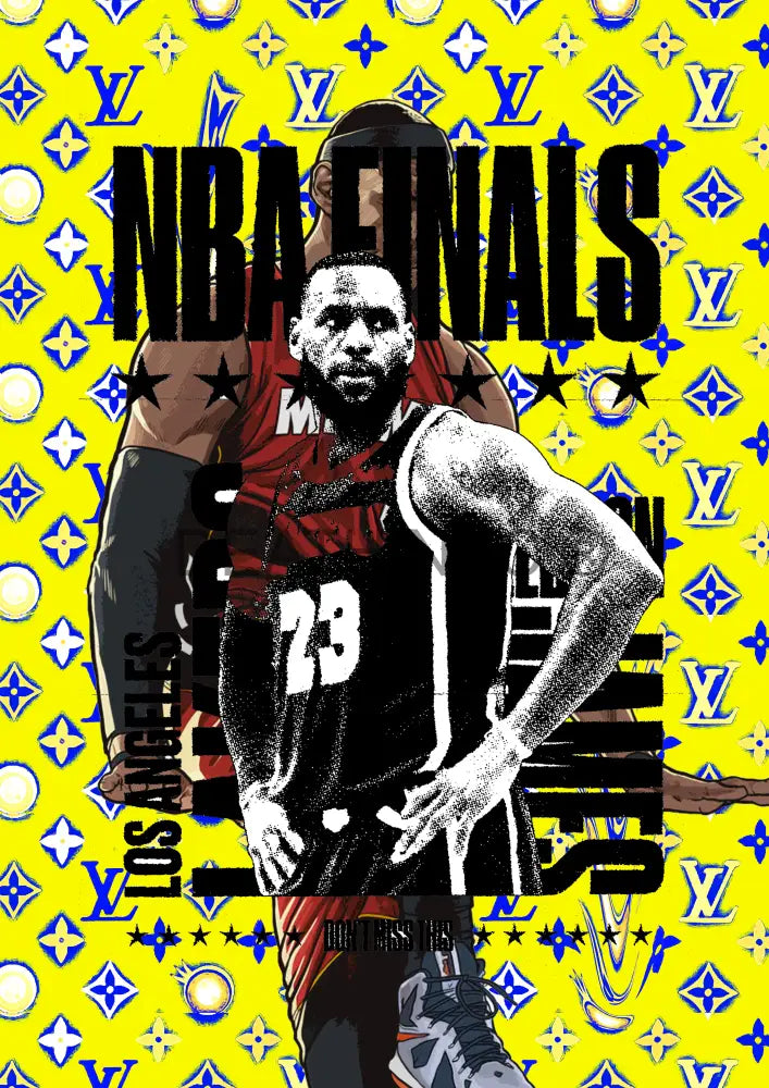 Deatht2853 Nba 45X32Cm (Edition Of 100) (2023) Art Print