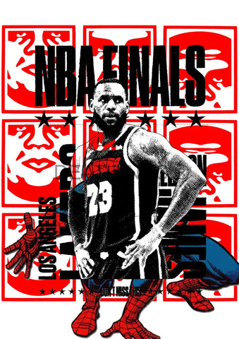 Deatht2859 45X32Cm Nba (Edition Of 100) (2023) Art Print