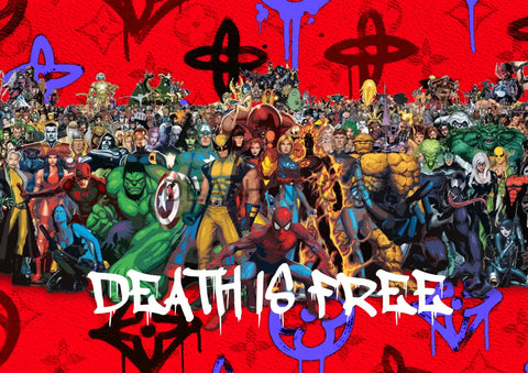 Deatht3052 45X32Cm Avengers (Edition Of 100) (2023) Art Print