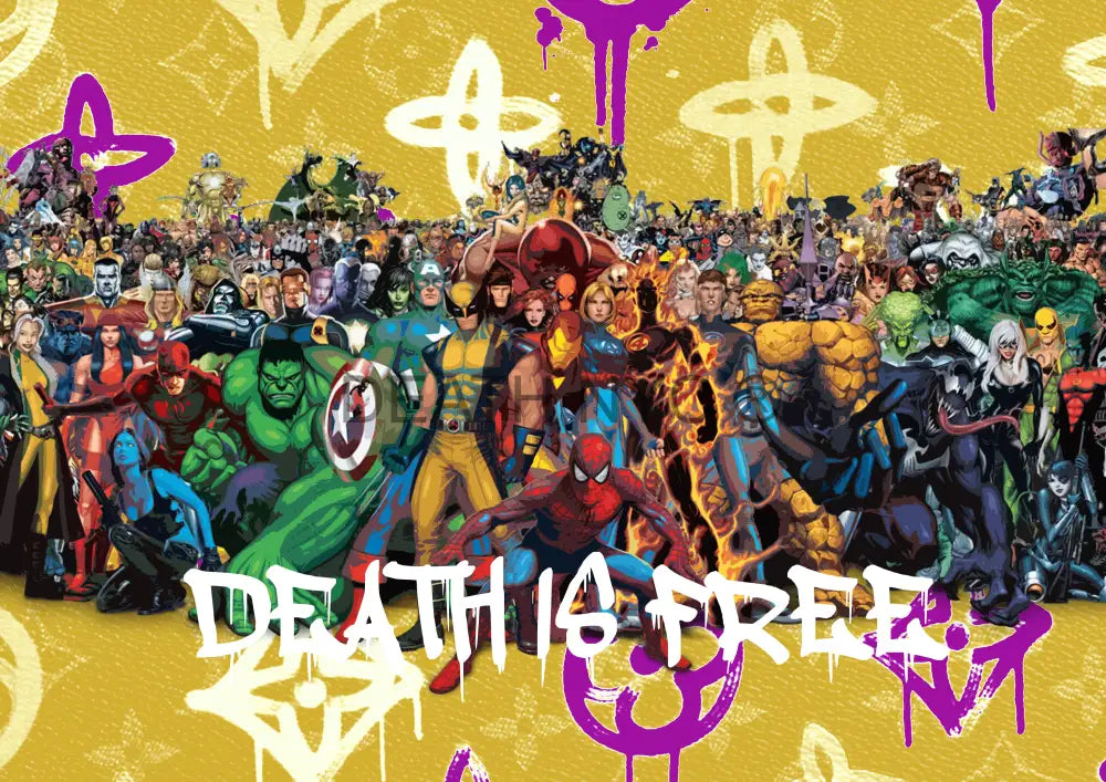 Deatht3053 45X32Cm Avengers (Edition Of 100) (2023) Art Print