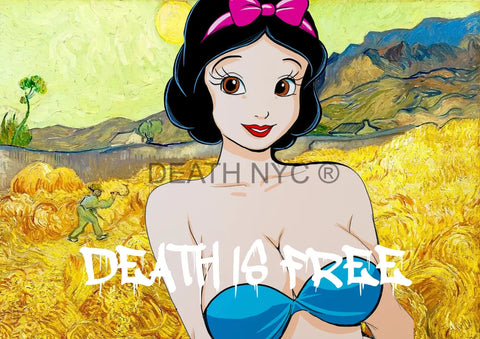 Deatht3121 45X32Cm Snow White (Edition Of 100) (2023) Art Print