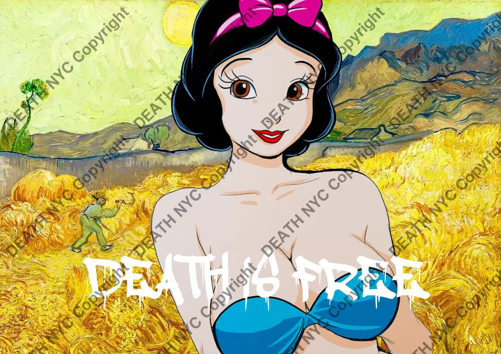 Deatht3121 45X32Cm Snow White (Edition Of 100) (2023) Art Print
