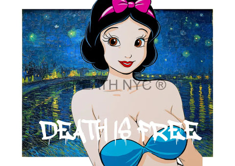 Deatht3123 45X32Cm Snow White (Edition Of 100) (2023) Art Print