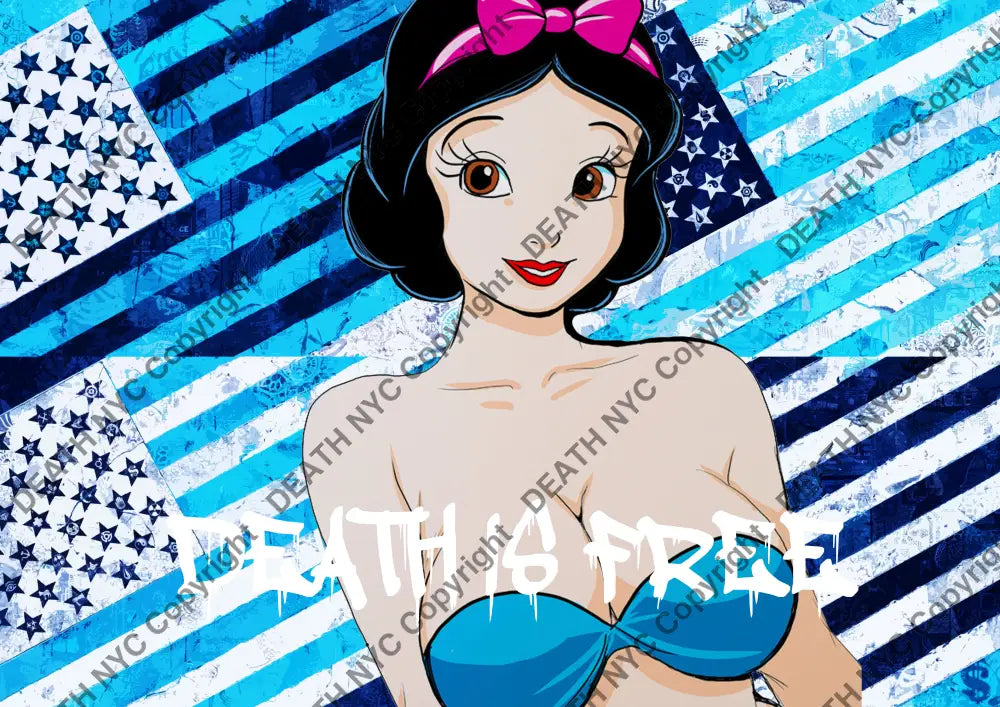 Deatht3124 45X32Cm Snow White (Edition Of 100) (2023) Art Print