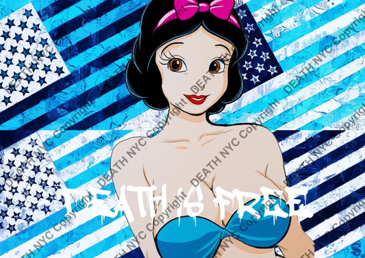 Deatht3124 45X32Cm Snow White (Edition Of 100) (2023) Art Print
