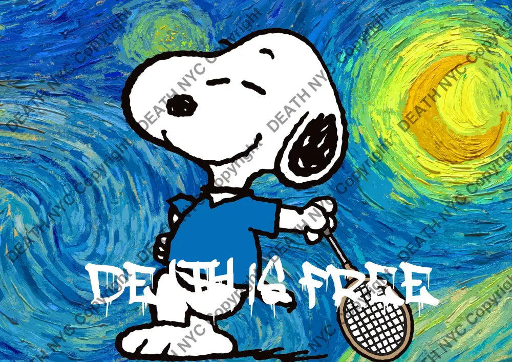 Deatht3141 45X32Cm Snoopy (Edition Of 100) (2023) Art Print