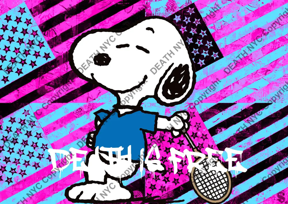Deatht3145 45X32Cm Snoopy (Edition Of 100) (2023) Art Print