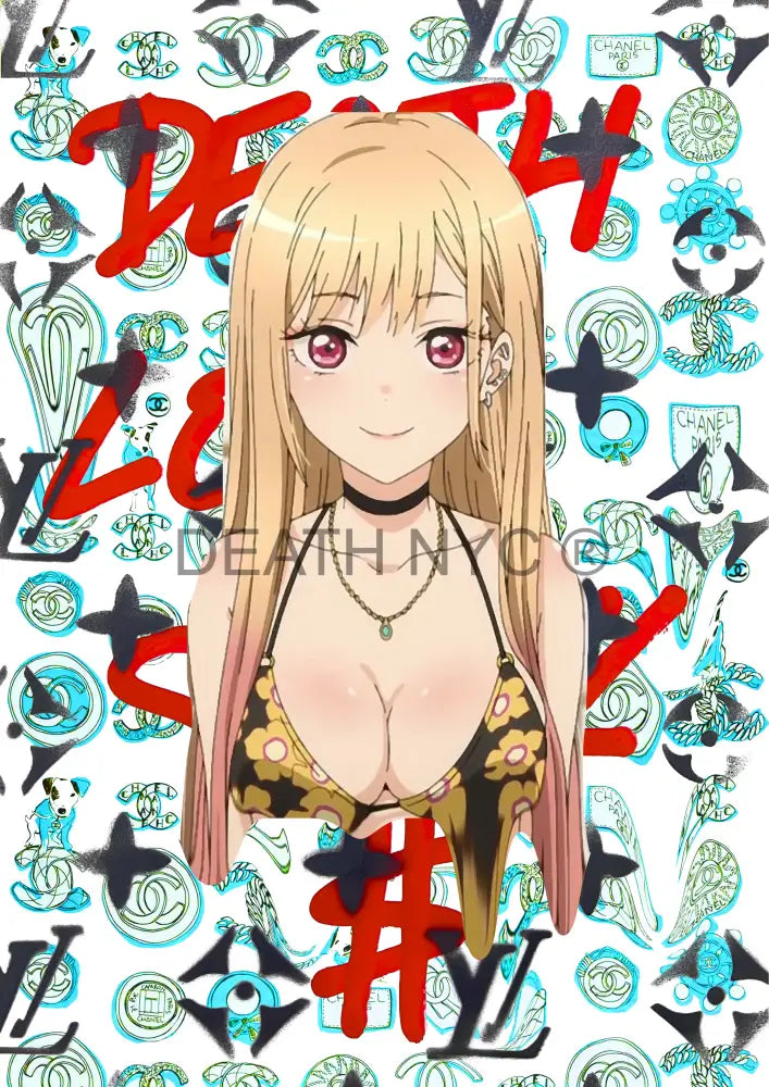 Deatht377 45X32Cm Anime (Edition Of 100) (2023) Art Print