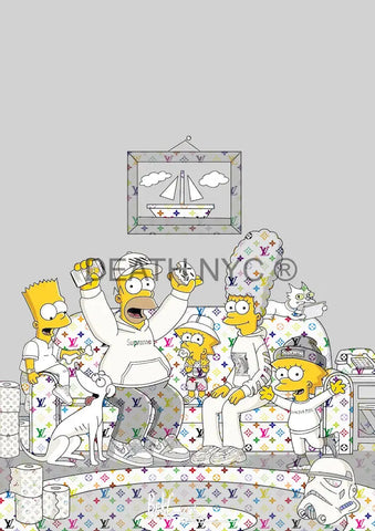 Deatht381 45X32Cm Simpson (Edition Of 100) (2023) Art Print