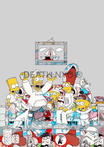 Deatht383 45X32Cm Simpson (Edition Of 100) (2023) Art Print