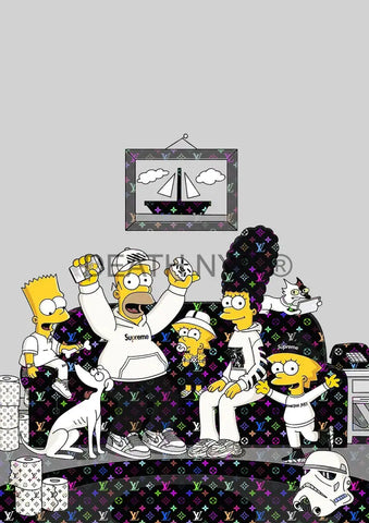 Deatht384 45X32Cm Simpson (Edition Of 100) (2023) Art Print