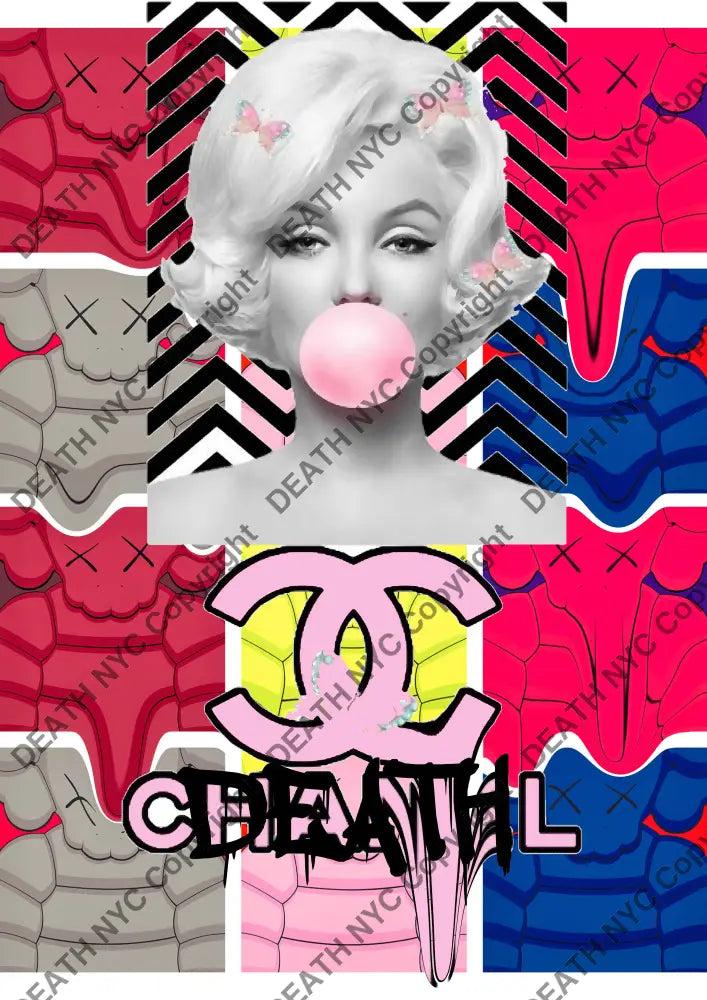 Deatht402 45X32Cm Monroe (Edition Of 100) (2023) Art Print