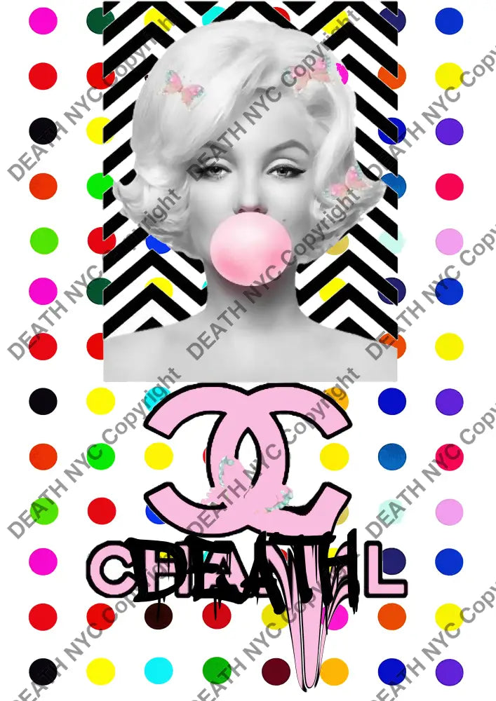 Deatht403 45X32Cm Monroe (Edition Of 100) (2023) Art Print