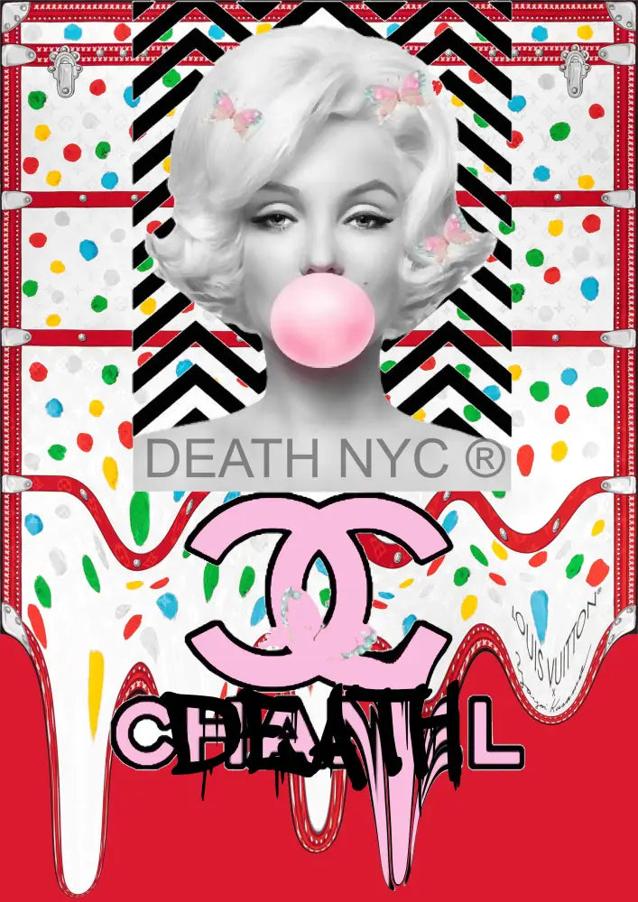 Deatht404 45X32Cm Monroe (Edition Of 100) (2023) Art Print