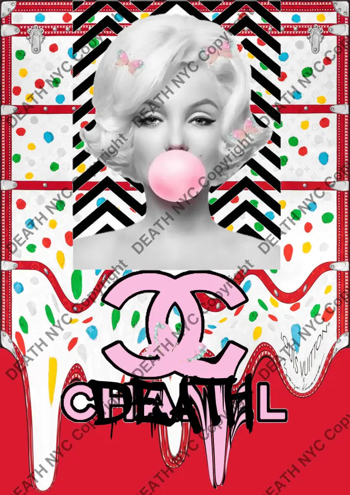 Deatht404 45X32Cm Monroe (Edition Of 100) (2023) Art Print