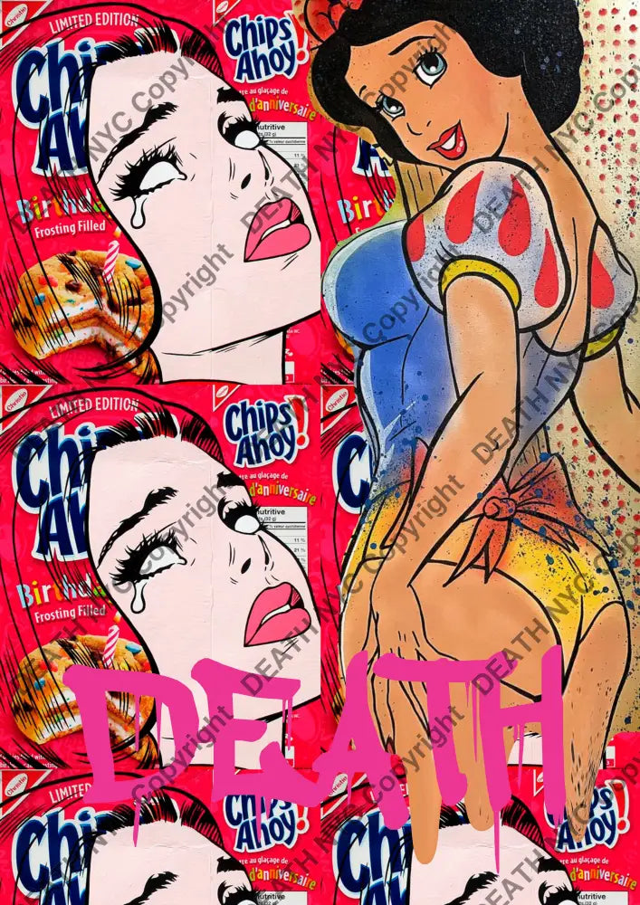 Deatht533 45X32Cm Snow White (Edition Of 100) (2023) Art Print