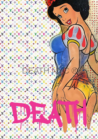 Deatht534 45X32Cm Snow White (Edition Of 100) (2023) Art Print