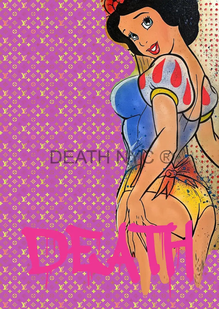 Deatht535 45X32Cm Snow White (Edition Of 100) (2023) Art Print