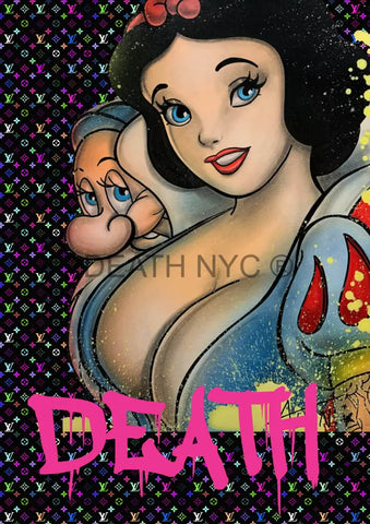 Deatht562 45X32Cm Snow White (Edition Of 100) (2023) Art Print