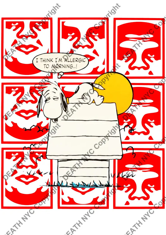 Deatht750 45X32Cm Snoopy (Edition Of 100) (2023) Art Print