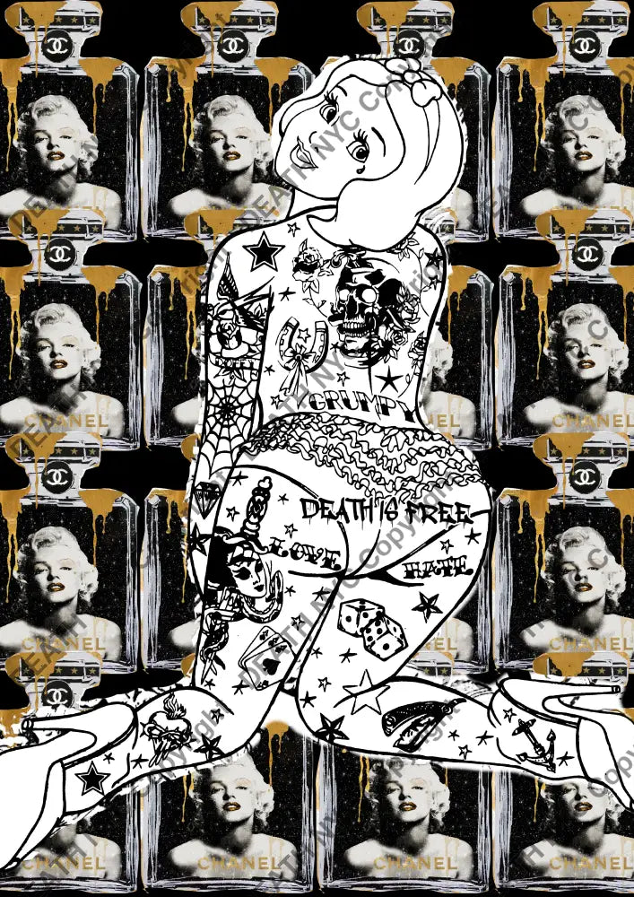 Deatht751 45X32Cm Snow (Edition Of 100) (2023) Art Print