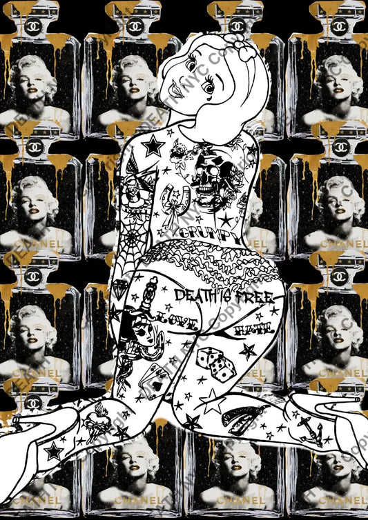 Deatht751 45X32Cm Snow (Edition Of 100) (2023) Art Print