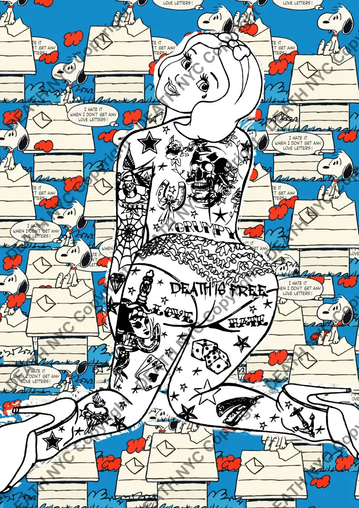Deatht753 45X32Cm Snow (Edition Of 100) (2023) Art Print
