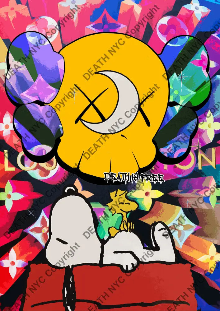 Deatht763 45X32Cm Snoopy (Edition Of 100) (2023) Art Print
