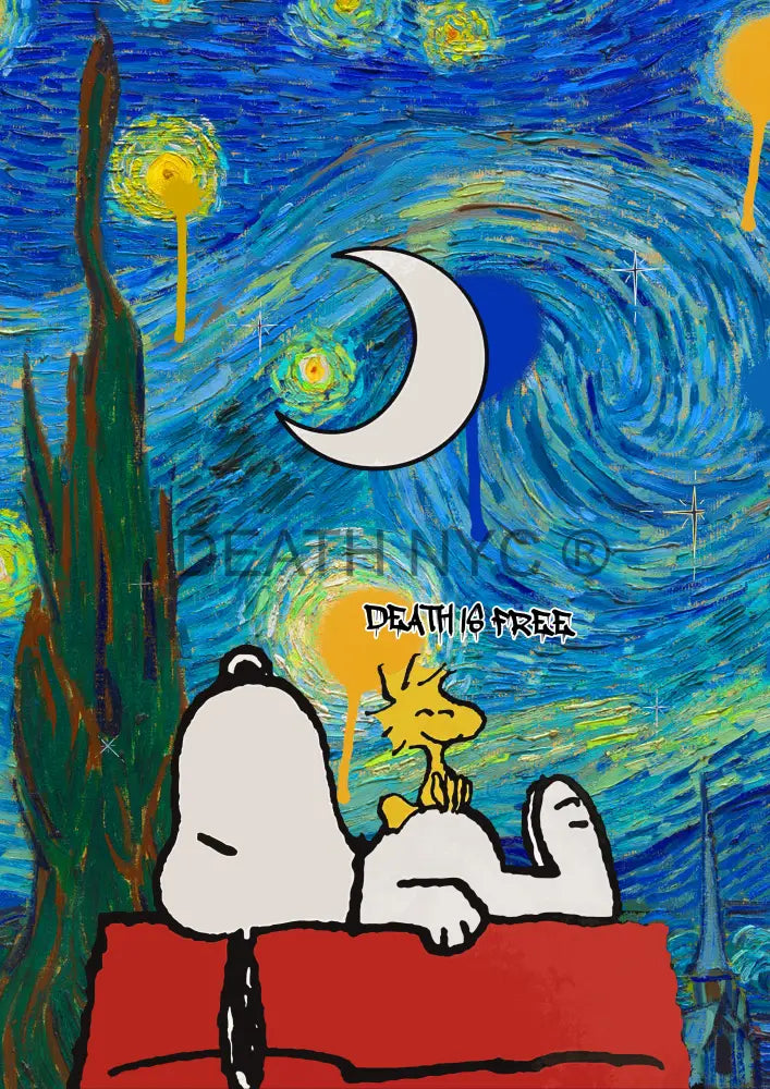 Deatht766 45X32Cm Snoopy (Edition Of 100) (2023) Art Print