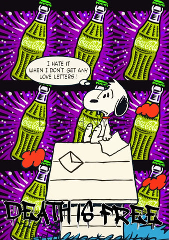 Deatht779 45X32Cm Snoopy (Edition Of 100) (2023) Art Print