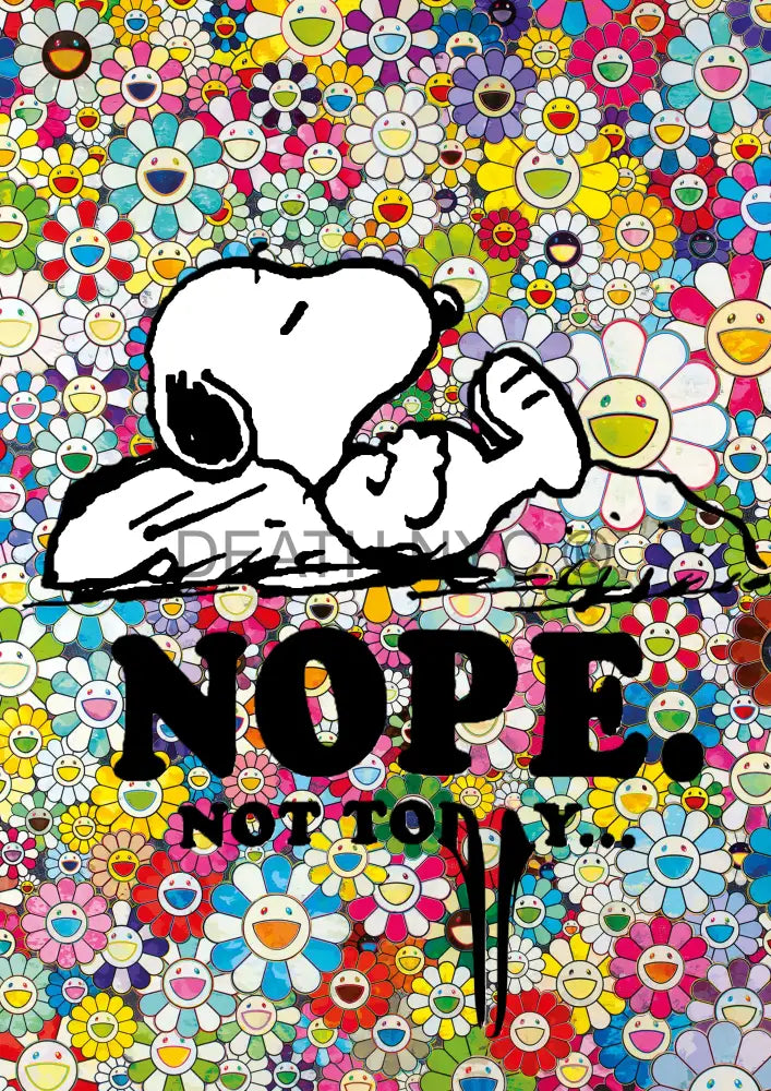 Deathu191 Snoopy 45X32Cm (Edition Of 100) (2023) Art Print