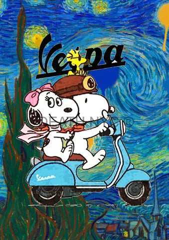 Deathu208 Snoopy 45X32Cm (Edition Of 100) (2023) Art Print