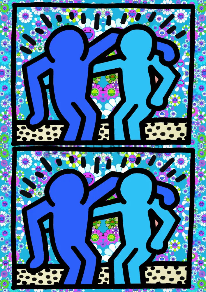 Deathu274 Haring 45X32Cm (Edition Of 100) (2023) Art Print