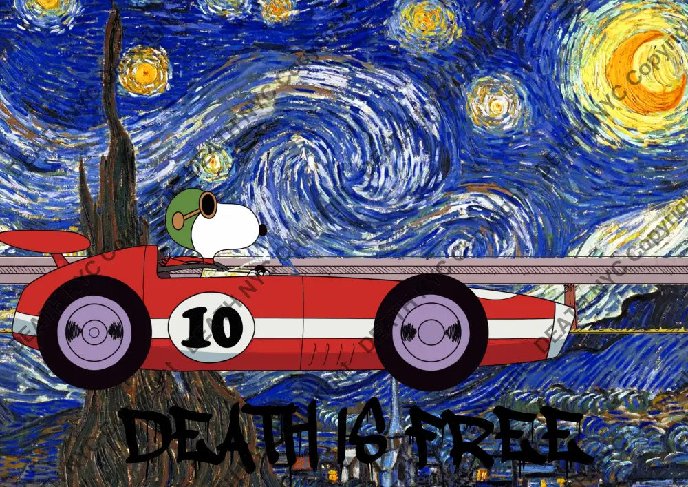 Deathu308 Snoopy 45X32Cm (Edition Of 100) (2023) Art Print
