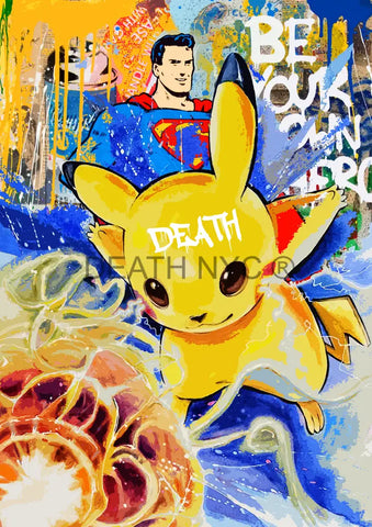 Deathu461 Pokemon 45X32Cm (Edition Of 100*) (2023) Art Print