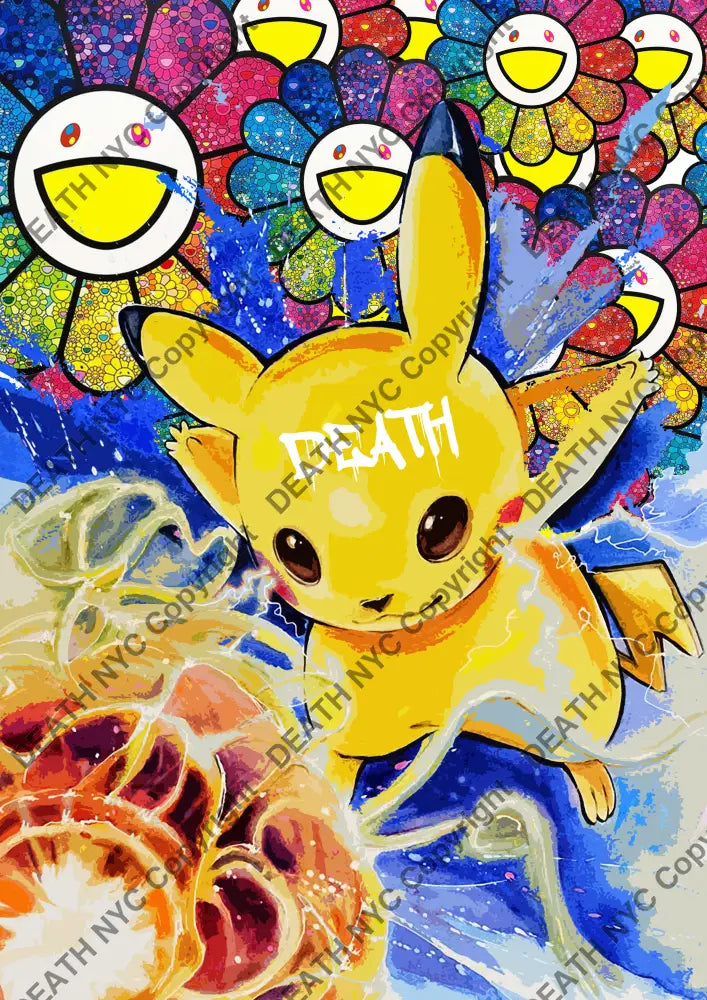 Deathu463 Pokemon 45X32Cm (Edition Of 100*) (2023) Art Print