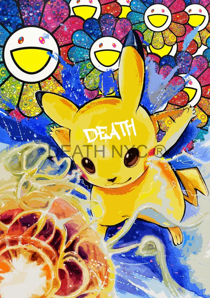 Deathu463 Pokemon 45X32Cm (Edition Of 100*) (2023) Art Print