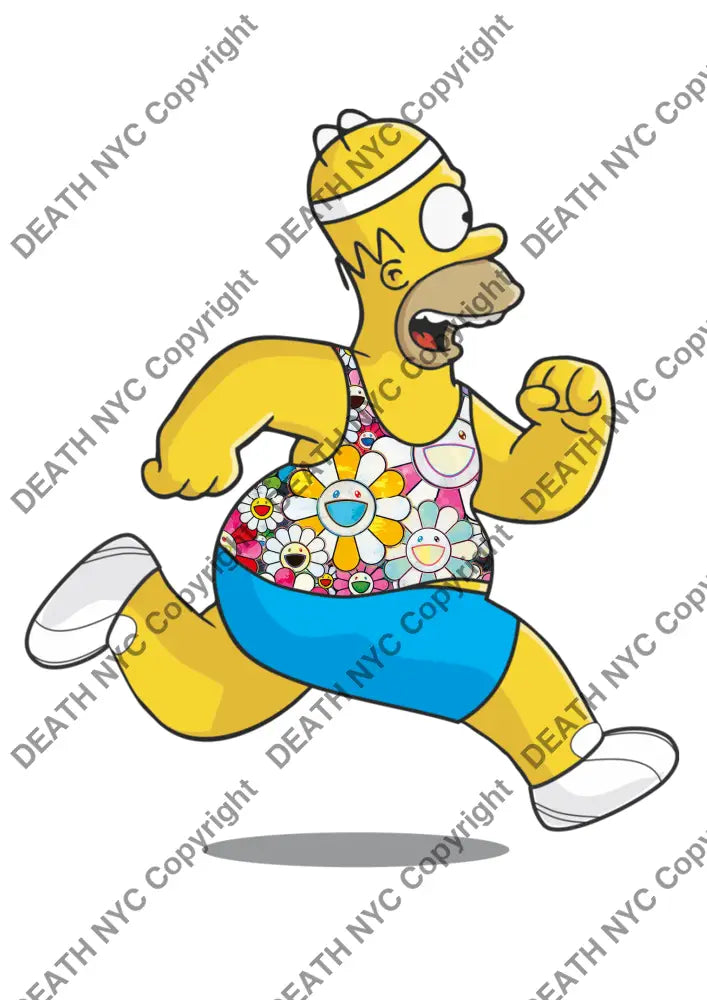 Deathu763 45X32Cm Simpson (Edition Of 100) (2023) Art Print
