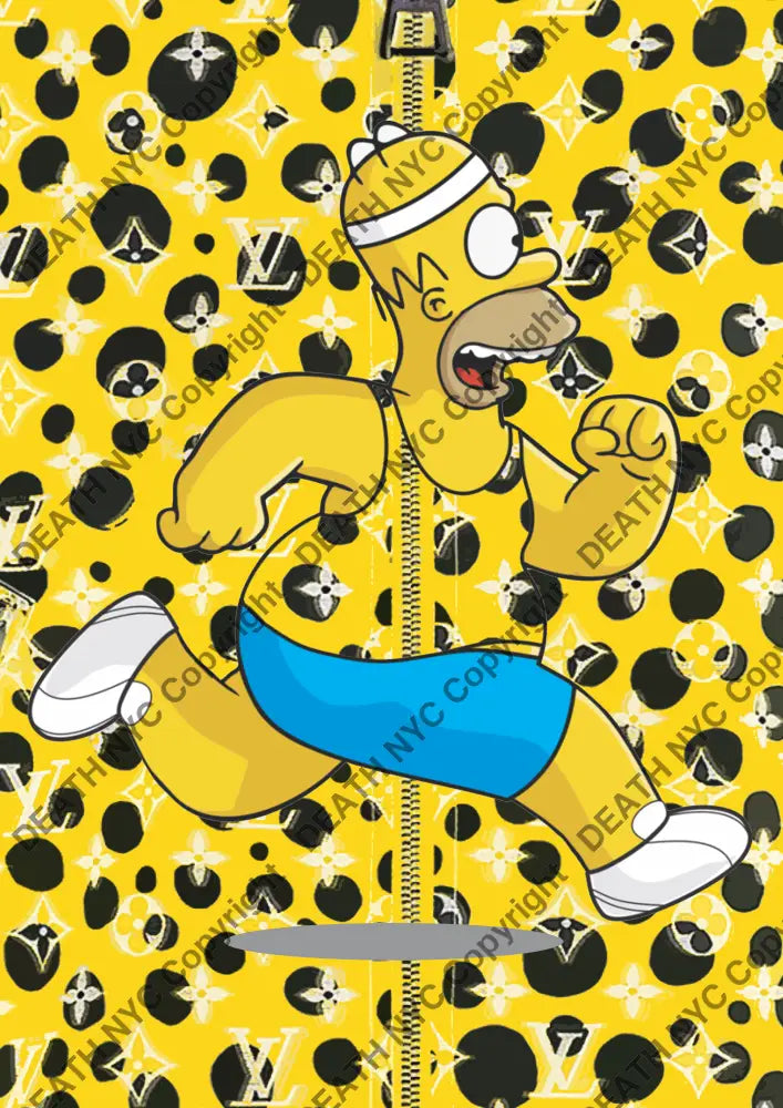 Deathu766 45X32Cm Simpson (Edition Of 100) (2023) Art Print
