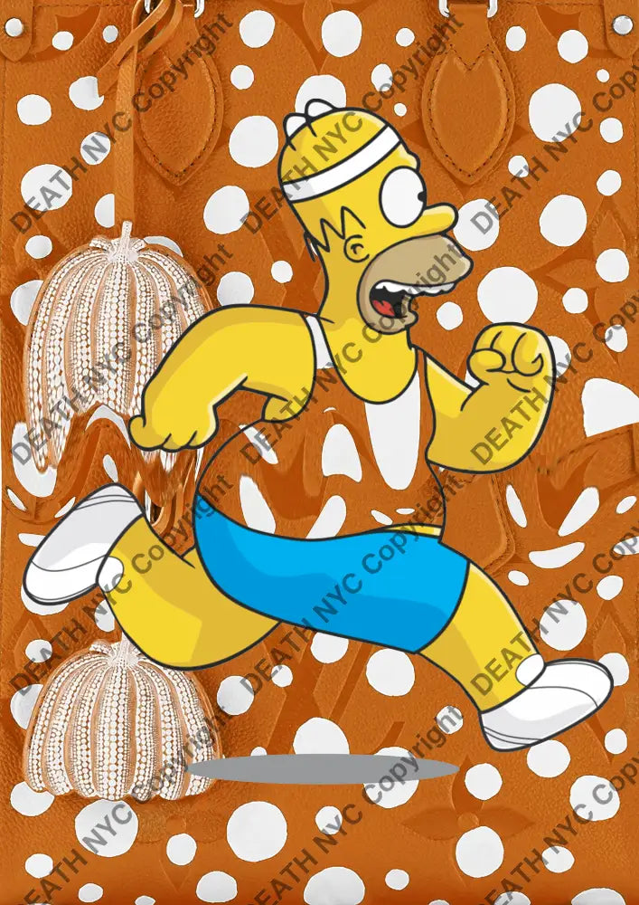 Deathu767 45X32Cm Simpson (Edition Of 100) (2023) Art Print