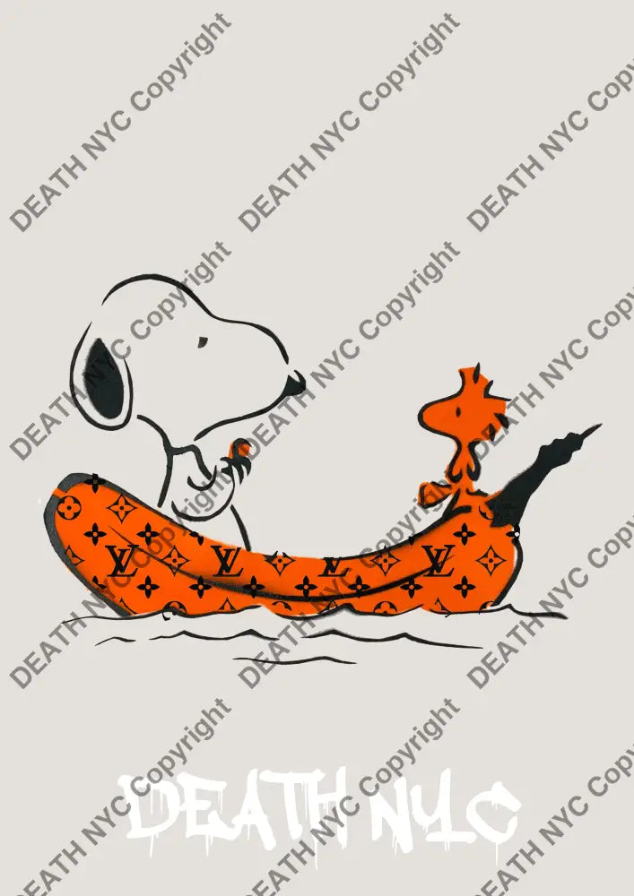 Deathu77 Snoopy 45X32Cm (Edition Of 100) (2023) Art Print