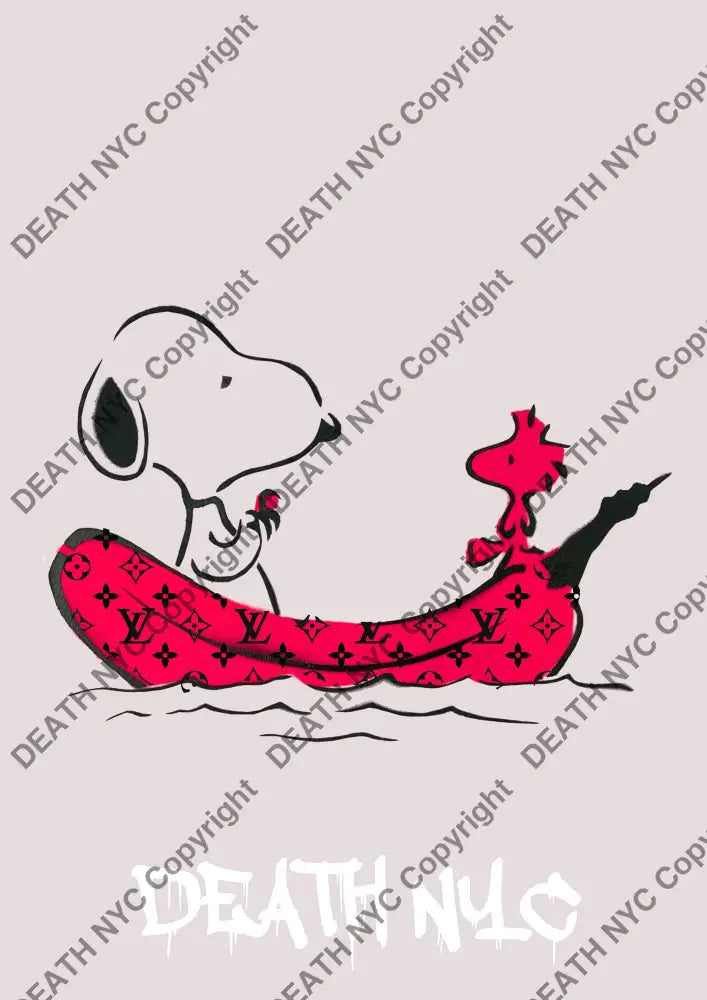 Deathu78 Snoopy 45X32Cm (Edition Of 100) (2023) Art Print