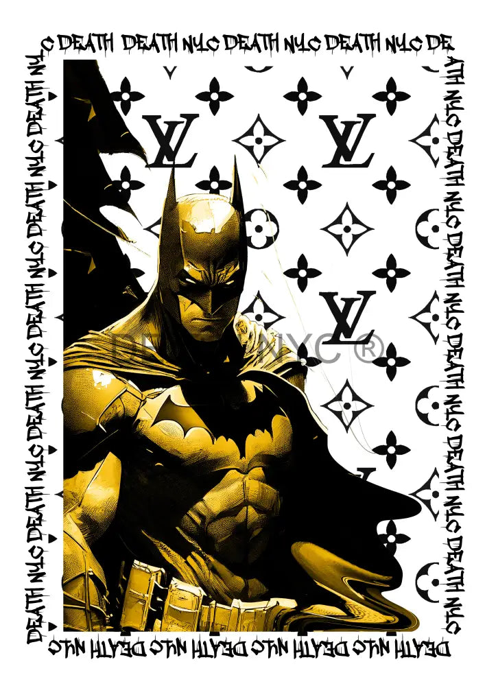 Deathu804 45X32Cm Batman (Edition Of 100) (2023) Art Print