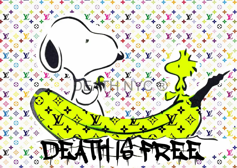 Deathu82 Snoopy 45X32Cm (Edition Of 100) (2023) Art Print