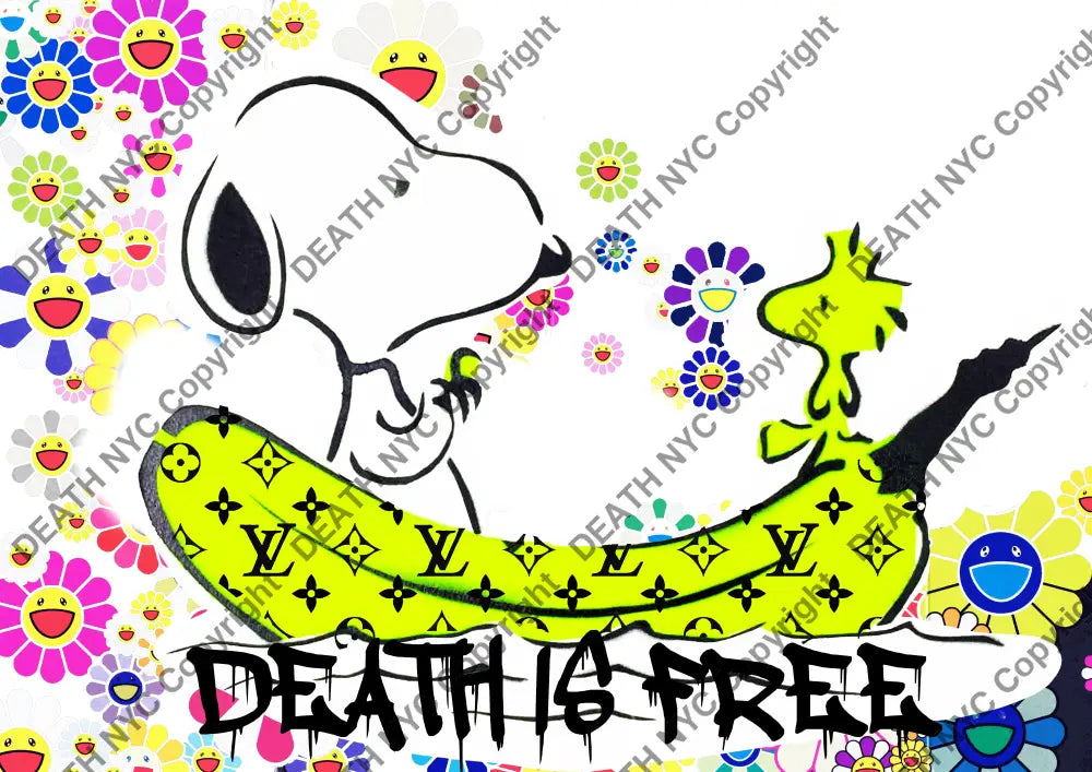 Deathu85 Snoopy 45X32Cm (Edition Of 100) (2023) Art Print